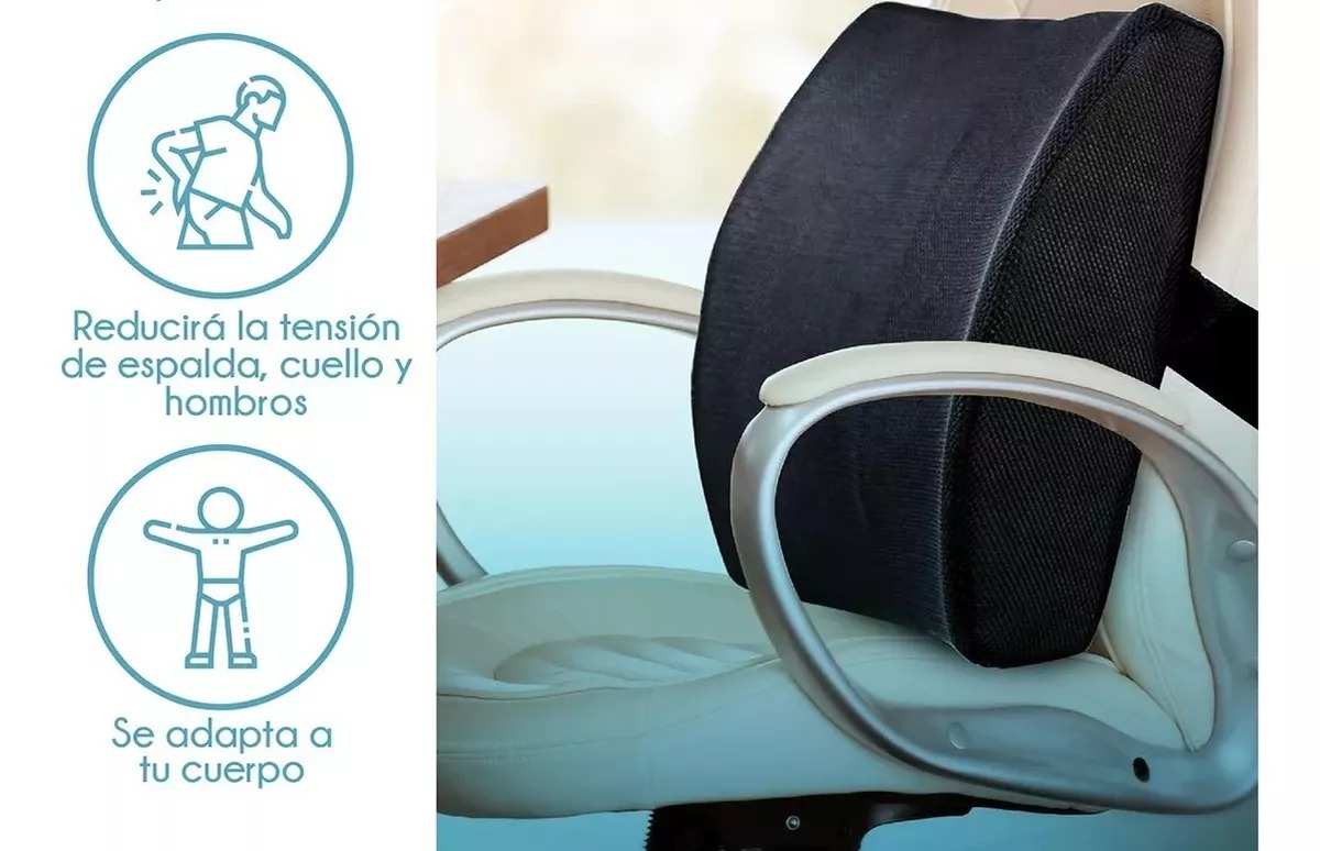 Cojín Lumbar Ortopédico Para Espaldar Soporte espalda Gianpa Variedades