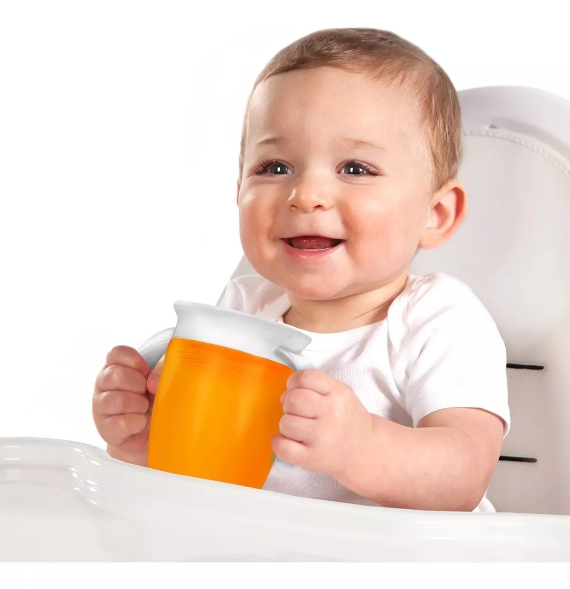 Vaso De Aprendizaje Para Bebé 360 ° Antiderrame Y Con Agarre