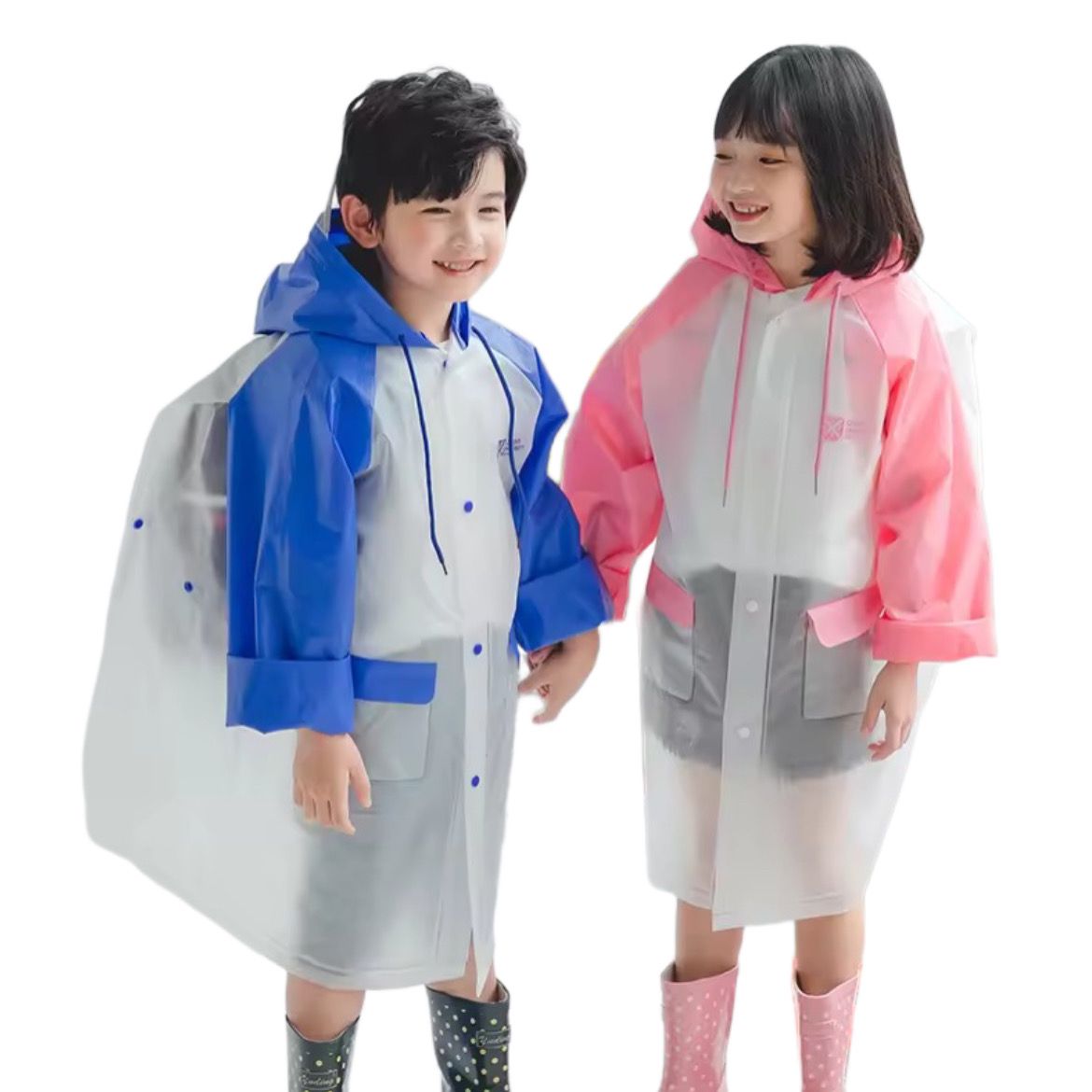 Poncho Niño Capa Impermeable Portátil Lluvia Viento