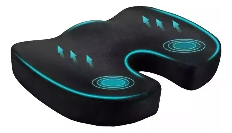 Cojín Coxis Ortopédico Premium Ergonómico Con Memory Foam