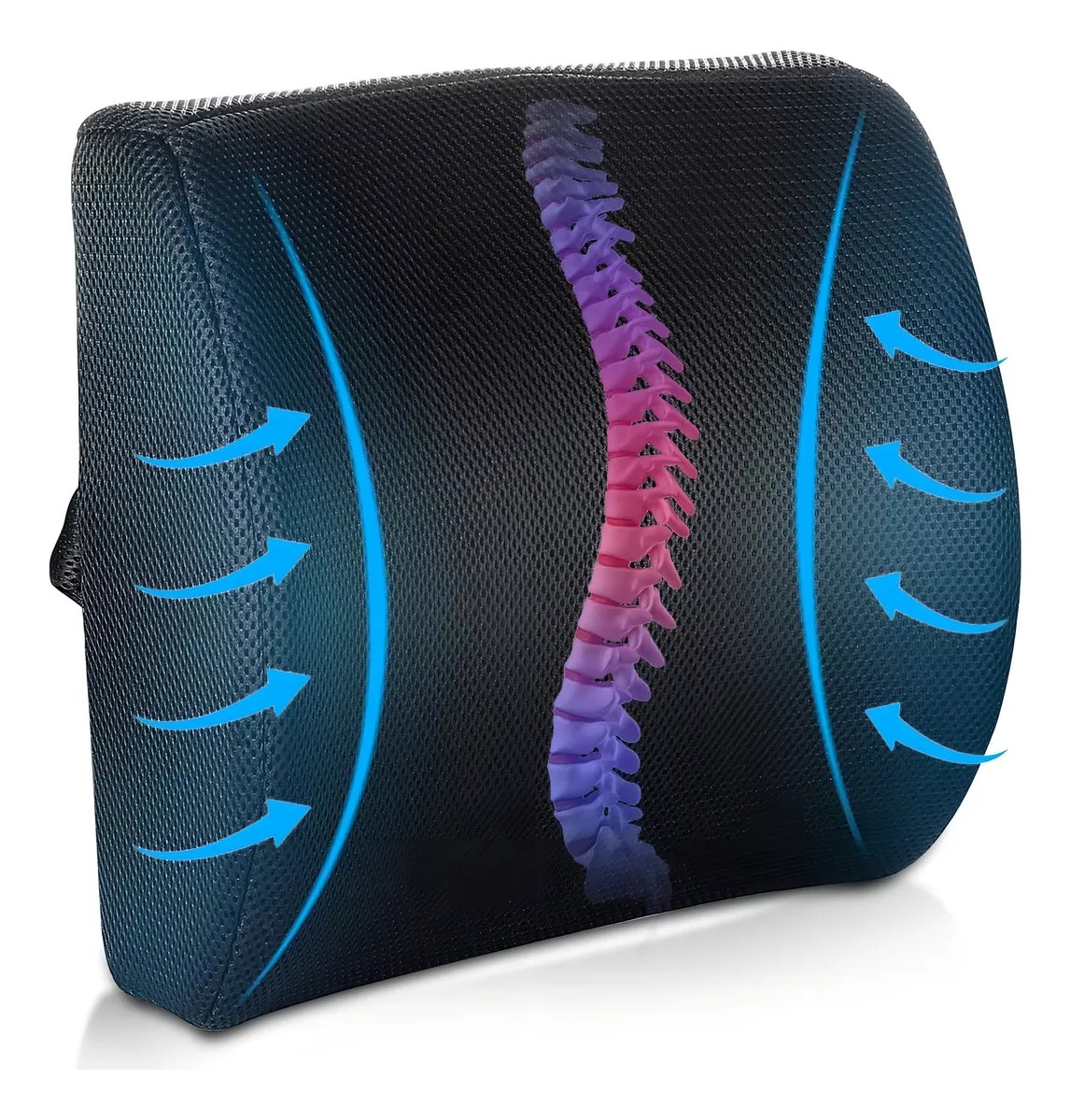 cojin soporte espalda corrector lumbar