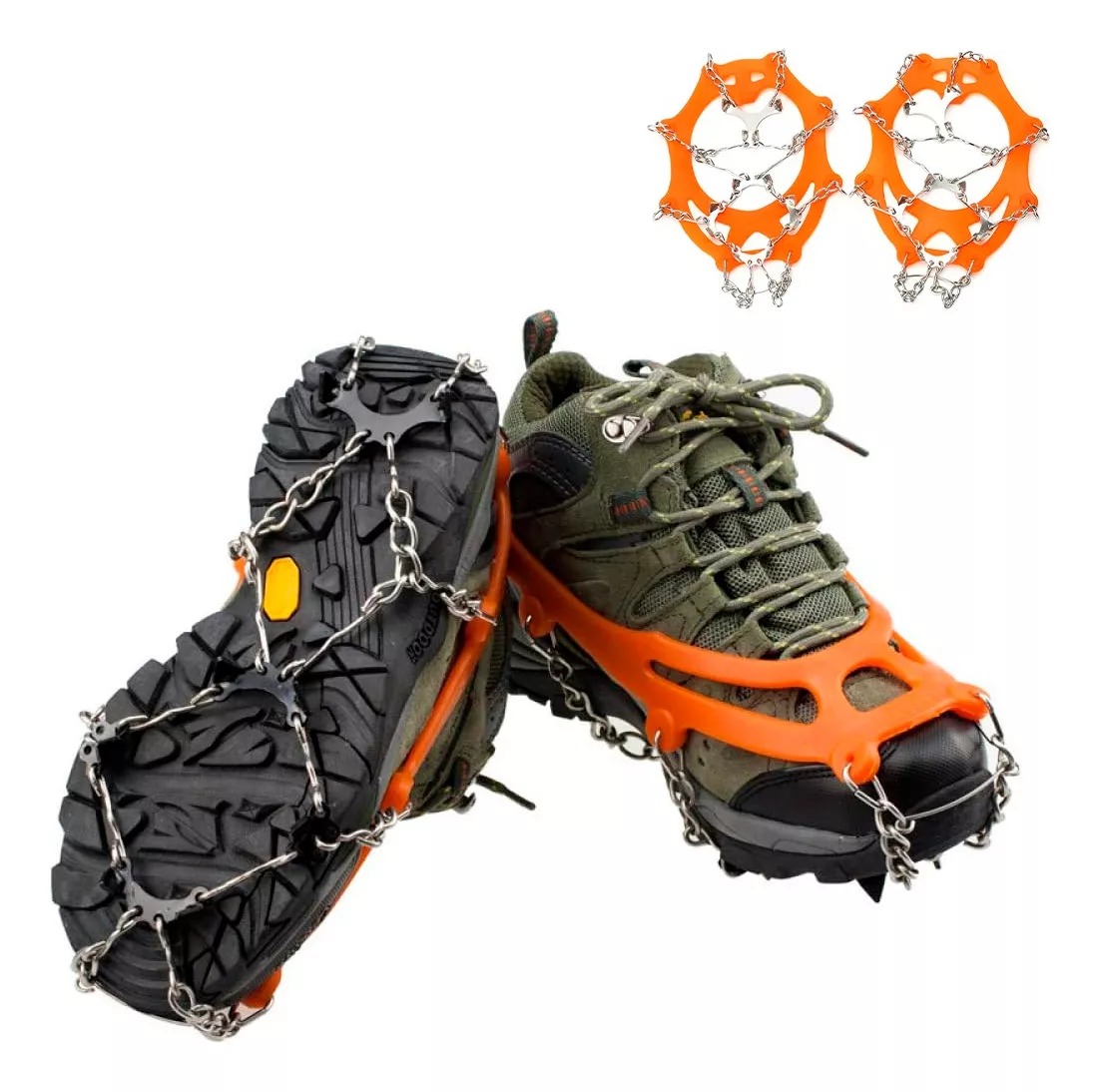 Crampones Universales Ajustable Trekking Nieve Outdoor