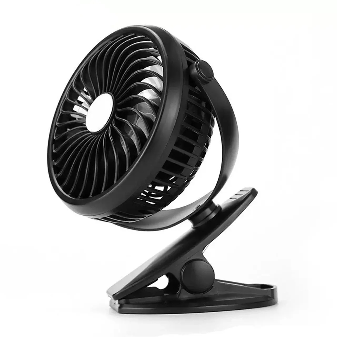 Ventilador Coche Recargable De Pinza Portatil