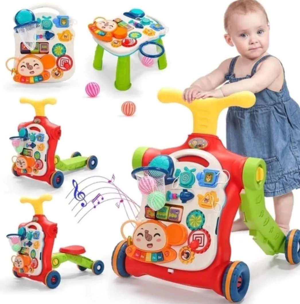 Caminador Andador Scooter Bebé Musical Multifuncional 5 in1