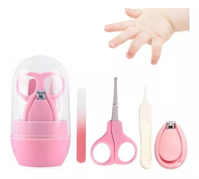 Set De Cuidado Para Bebés Higiene 4 En 1 Kit Bebé Corta Uñas