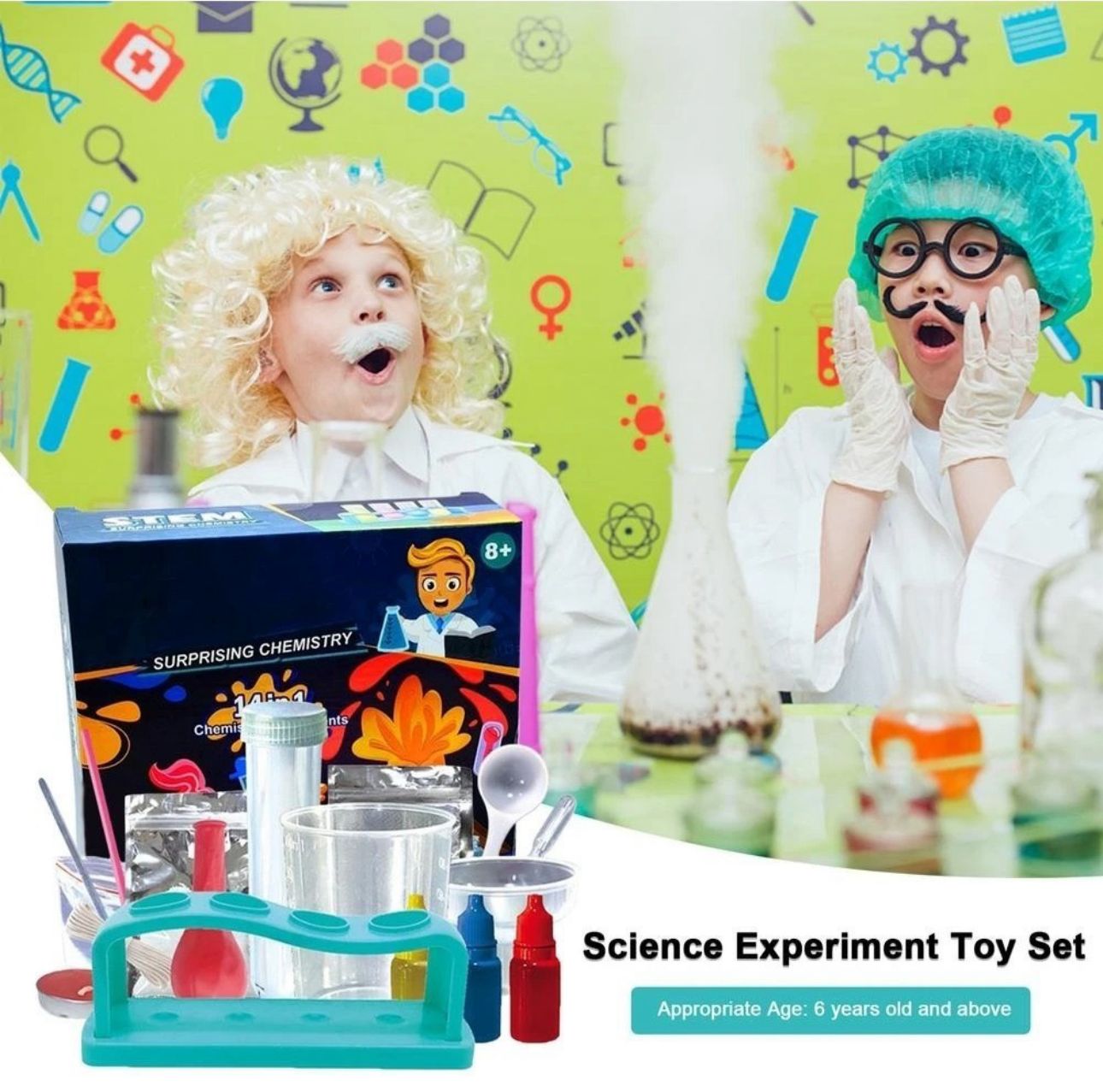 Kit Stem Ciencia Experimentos Laboratorio Niños Juego