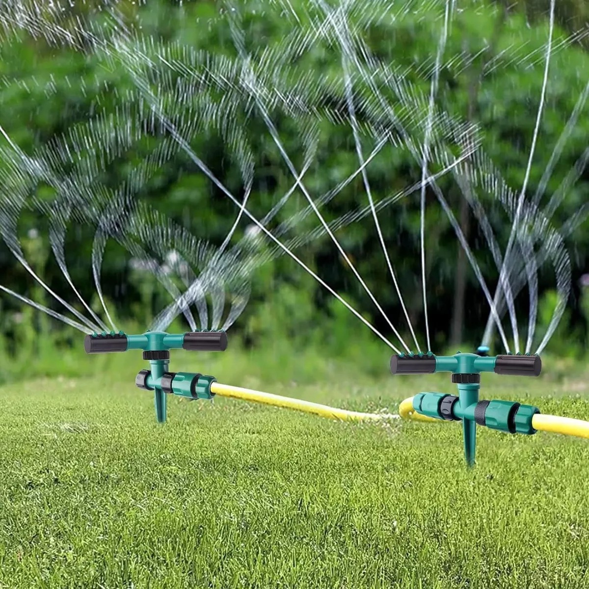 Aspersor De Riego Giratorio Regador Automático Jardín Riego