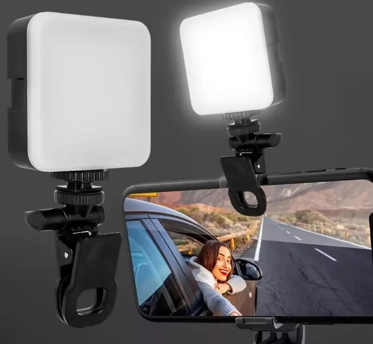 Luz De Video Camara Lámpara Con Clip Flash Paracelulares